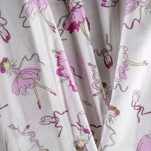 Бязь 007-00662 белый принтованный