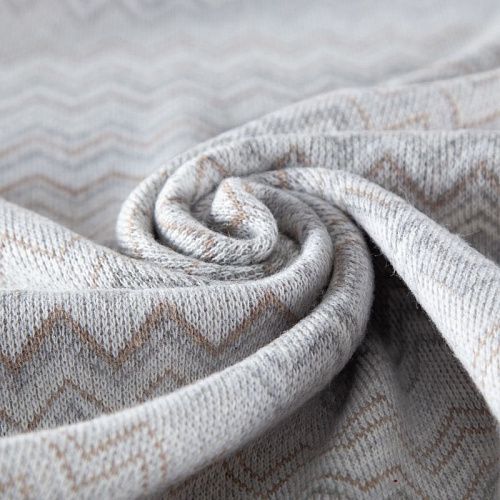 Трикотаж шерстяной вязаный Missoni 056-19828 молочно-серый