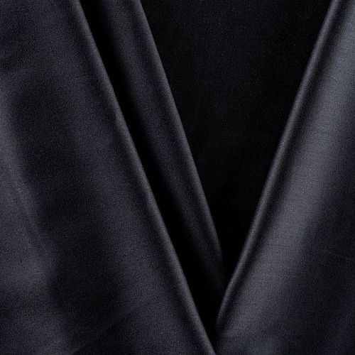Шелк-штапель стрейч  069-01691col.14 черный однотонный