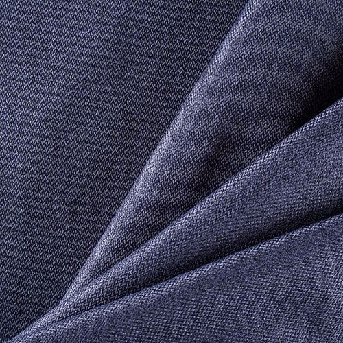 Ткань мебельная рогожка 22-02-00780 чернильно-серый однотонный