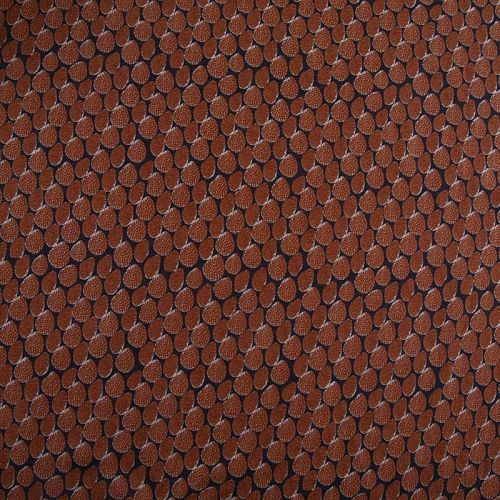 Батист 003-16106 темно-терракотовый принтованный