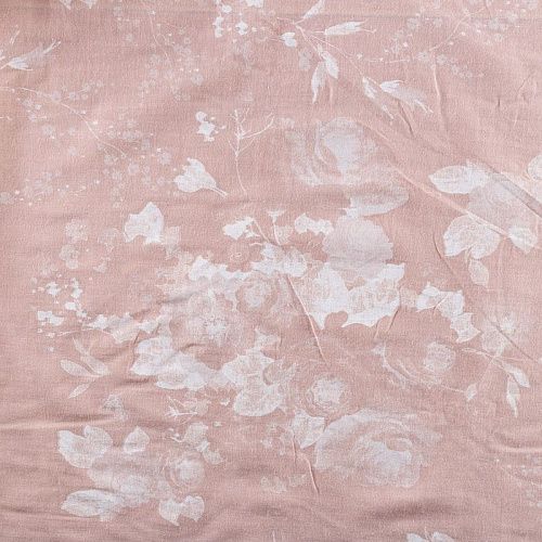 Батист 003-00872 пудровый принтованный