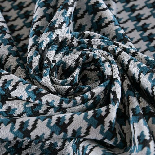 Трикотаж 056-11760 бирюзово-молочный