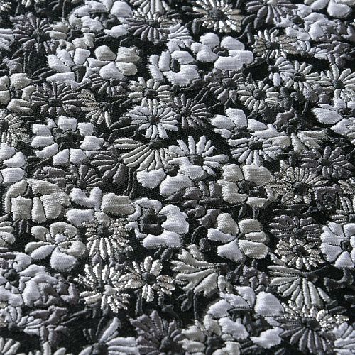 Жаккард 017-11962 серебристо-черный