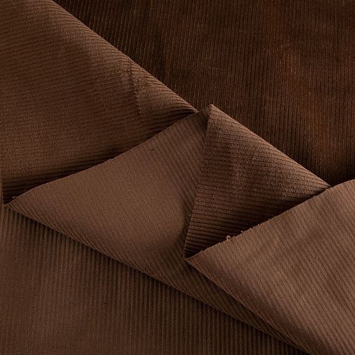 Вельвет стрейч 008-20779 корица однотонный