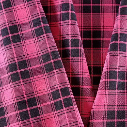 Габардин 011-08280 розовый принтованный