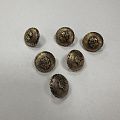Пуговица металл на ножке 15 мм бронза 97324-022-15