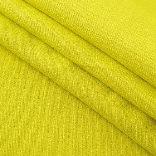 Лен-вискоза 035-13099 шартрез однотонный