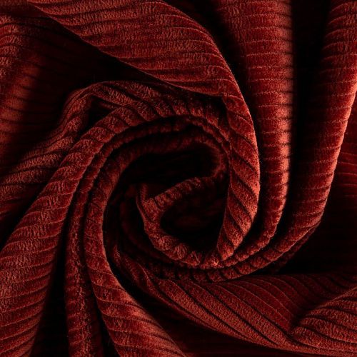 Вельвет К29-604 терракотовый однотонный