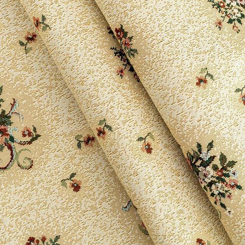 Гобелен гостиный 513-02-57 молочный соцветия