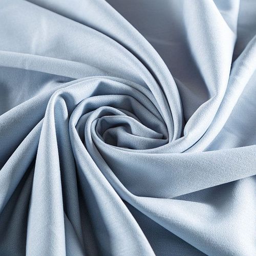 Ткань костюмная 025-05416 серо-голубой однотонный