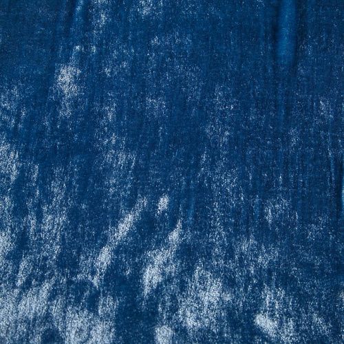 Бархат шелковый 002-17714 лазурно-голубой однотонный