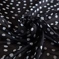 Шифон 068-16537 черный принтованный