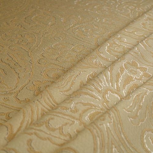 Ткань портьерная жаккард Т274-02-51 золото антик