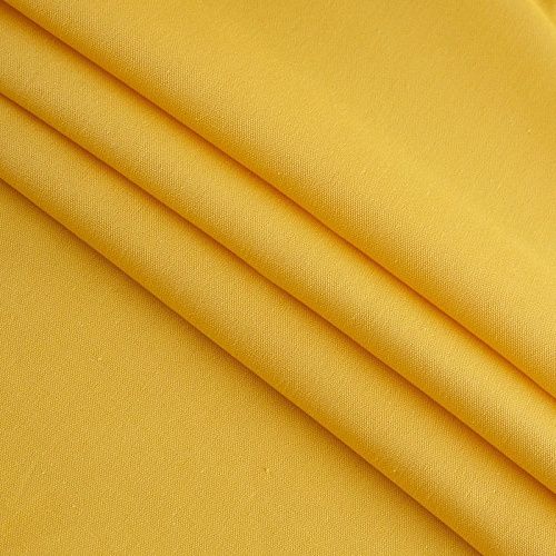 Лен-вискоза 035-13105 янтарно-желтый однотонный