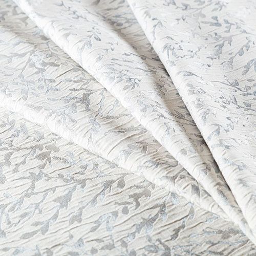 Ткань портьерная жаккард 02-02-03247 светло-серый