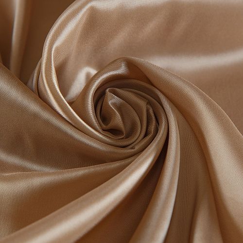 Ткань подкладочная 045-17230 бежевый однотонный