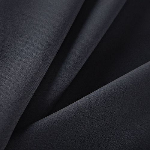 Креп двойной стрейч 026-19810 черный