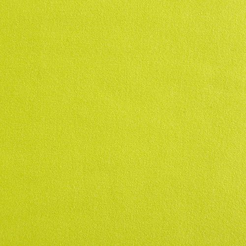 Трикотаж утепленный 056-05662 желто-зеленый неон однотонный