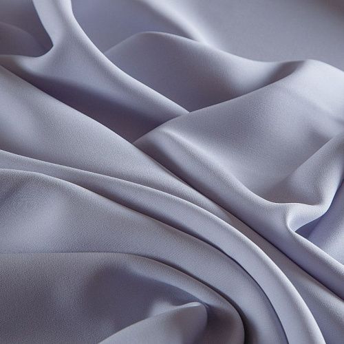 Креп-шелк 064-16777 жемчужно-серый однотонный