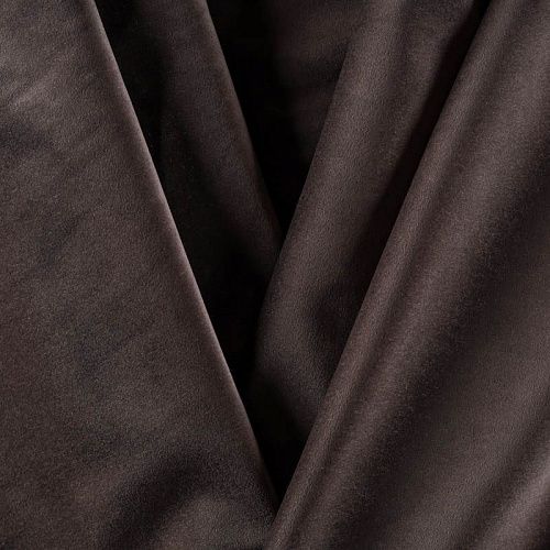 Бархат К22-1361 пыльно-коричневый однотонный