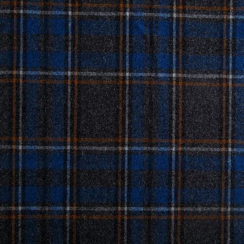 Ткань костюмная 025-14438 темно-серый принтованный