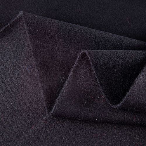 Ткань пальтовая 040-20144 черный однотонный