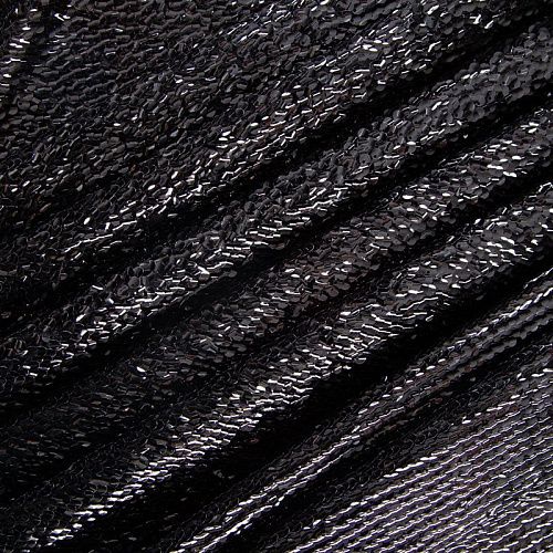 Пайетки на сетке 050-19861 черный