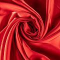 Шелк синтетический стрейч К151-92 красный однотонный