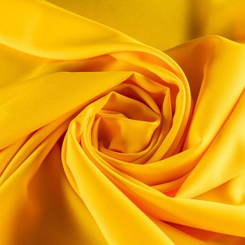 Габардин К33-815 желтый однотонный