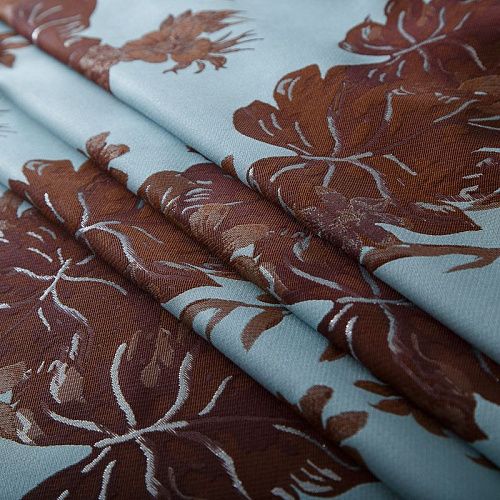 Жаккард Blumarine 017-19080 голубой/корица