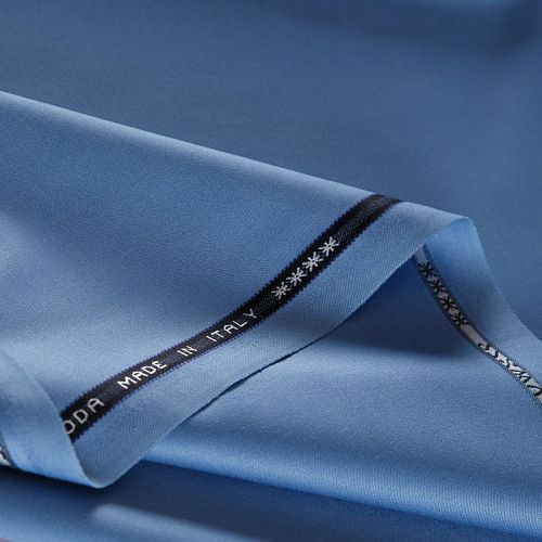 Ткань костюмная 025-16154 небесно-голубой однотонный