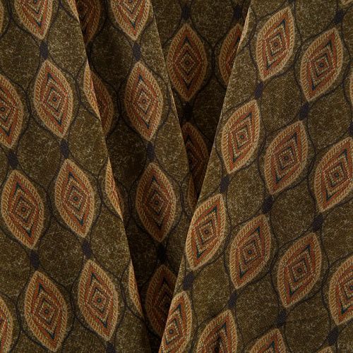 Трикотаж холодный 056-12403 хаки принтованный