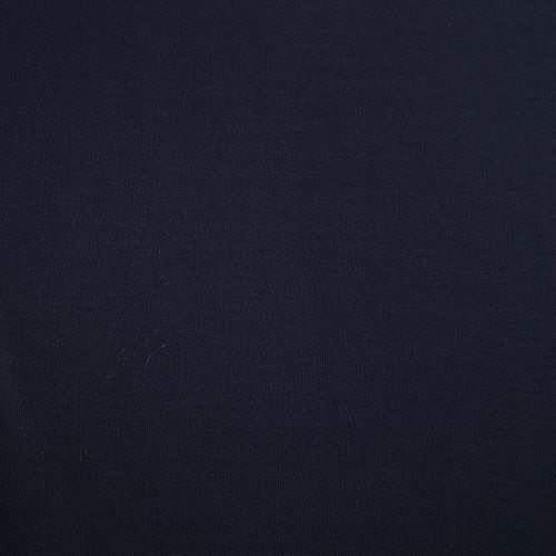 Трикотаж хлопковый 056-16987 темно-синий однотонный