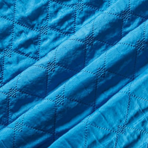 Ткань курточная 033-04121 лазурно-голубой однотонный