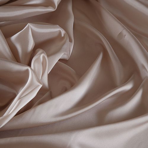 Ткань подкладочная 045-16925 серо-бежевый однотонный