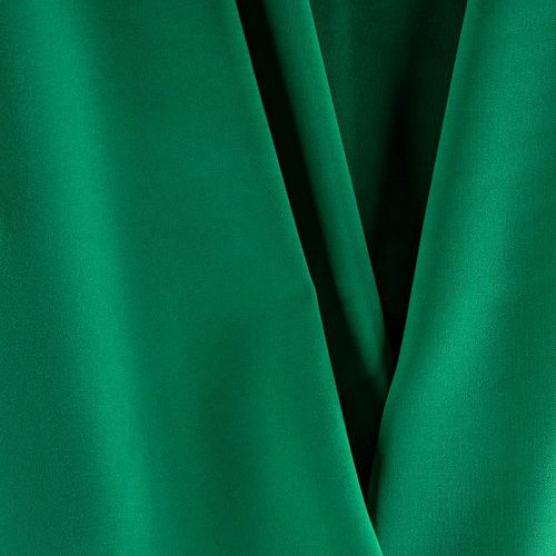 Креп К33-330 изумрудно-зеленый однотонный