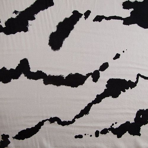 Штапель 069-17537 молочный принтованный