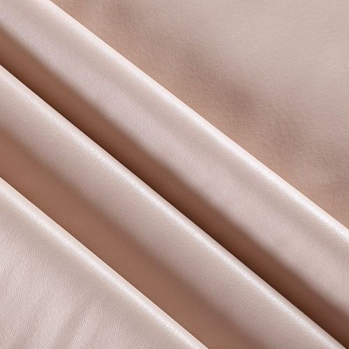 Экокожа на флисе 070-06670 светлый беж однотонный