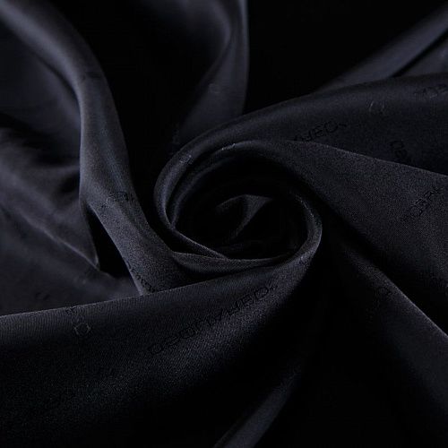 Ткань подкладочная 045-10886 черный жаккардовый