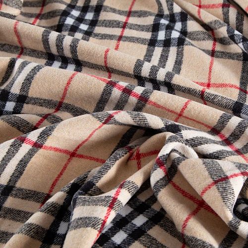 Фланель 060-20657 бежевый принтованный