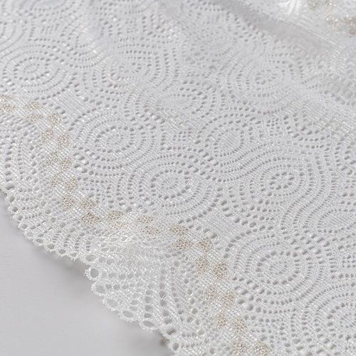 Кружево эластичное 190 мм Ф01-0306 белый