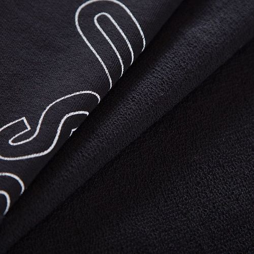 Футер 3-х нитка Moschino 062-19296 черный принтованный