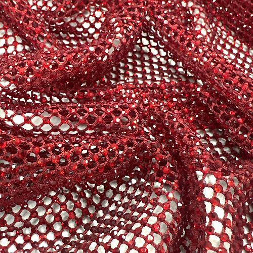 Сетка со стразами Swarovski 050-20875 вишневый