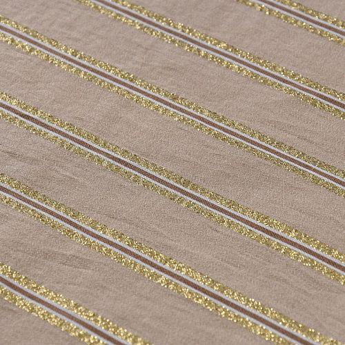 Хлопок с люрексом 009-11800 бежевый