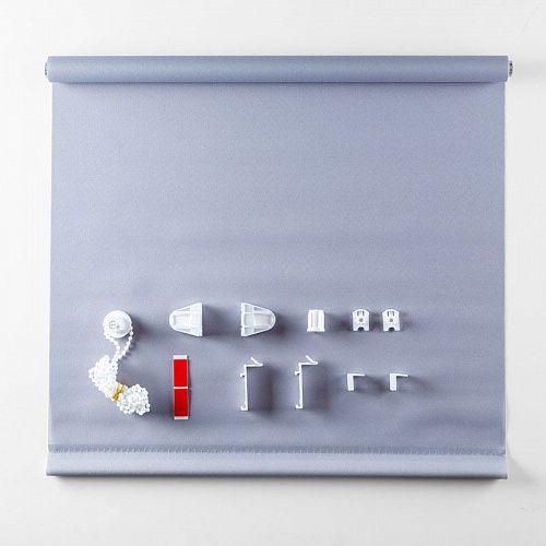 Штора рулонная PLAIN 50х150 см 6531397 серый