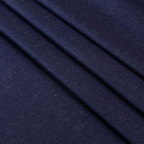 Джинс стрейч 015-19885 темно-синий однотонный