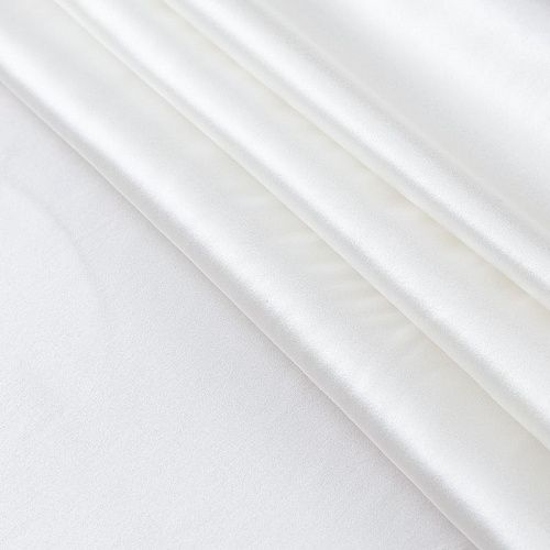 Шелк натуральный стрейч 065-20174 теплый белый