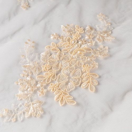 Гипюр К03-0077 ванильный