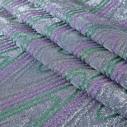 Трикотаж Missoni 056-20137 серебристый мультиколор